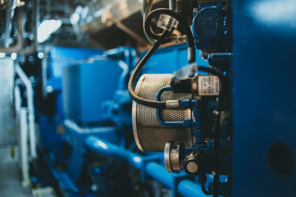 Close Up of Wires in Machine