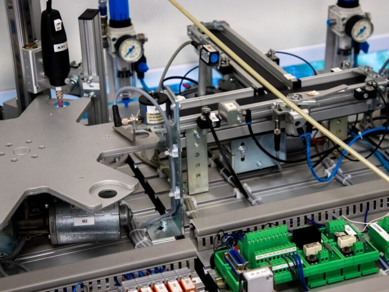 Machine with Wires and Electronics