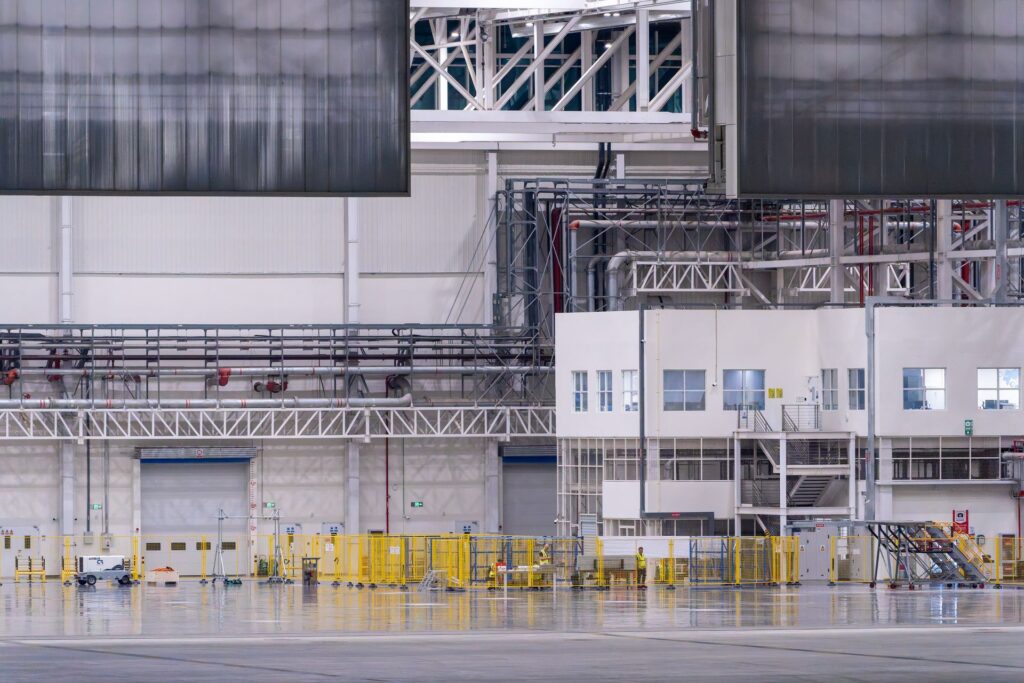 Modern Industrial Factory Interior